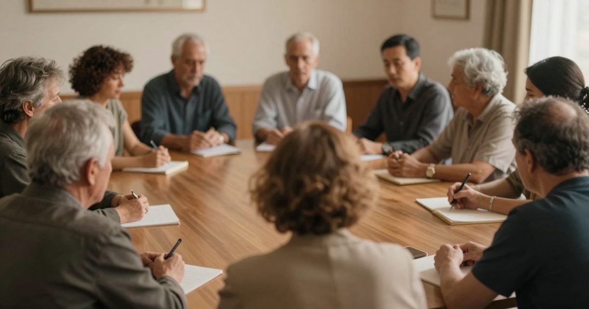 Reunión de la junta de vecinos