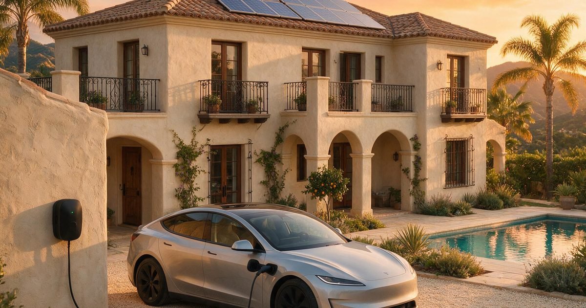 Imagen ilustrativa de recarga y autoconsumo solar